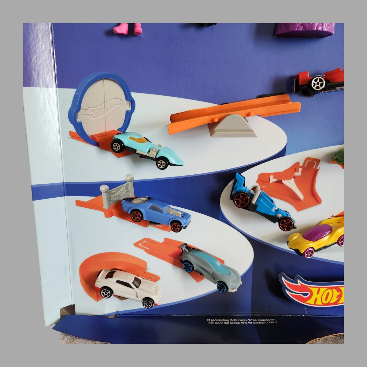 2019 McDonald's COMPLETE Happy Meal Toy Display Mattel 2019 McDonald's COMPLETE Happy Meal Toy Display Mattel