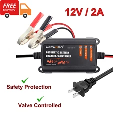 Car Auto Motorcycle Battery Charger Float Trickle Tender Maintainer 12V 2A