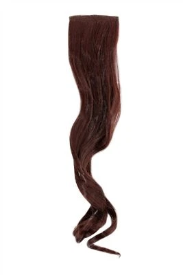 2 Clips Mèches Ondulées Brun Acajou Foncé YZF-P2C18-33 45cm Extensions Cheveux - Photo 1/2