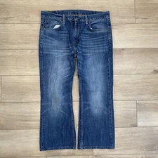 Levis 527 Bootcut Jeans Adult Size 36x27 Blue Western Cowboy Rancher Denim Pants