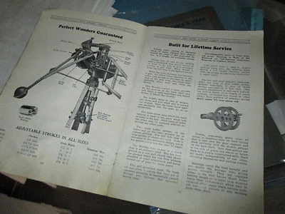 WINDMILL-PARTS Elgin Wonder B Windmill Descriptive Diagrams