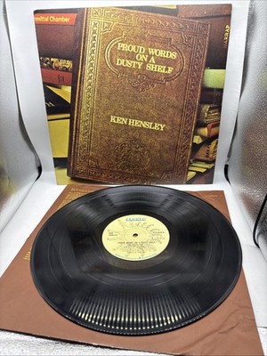 LP Ken Hensley Proud Words On A Dusty Shelf NEAR MINT Bronze Z92223 A/1 B/1