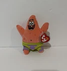 Vintage NEW 2004 Ty Beanie Baby Babies Patrick Star SpongeBob SquarePants NWT