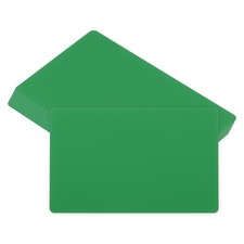 0.21mm Metal Business Cards Name Card Laser Engraving Aluminum, Green 50 pcs