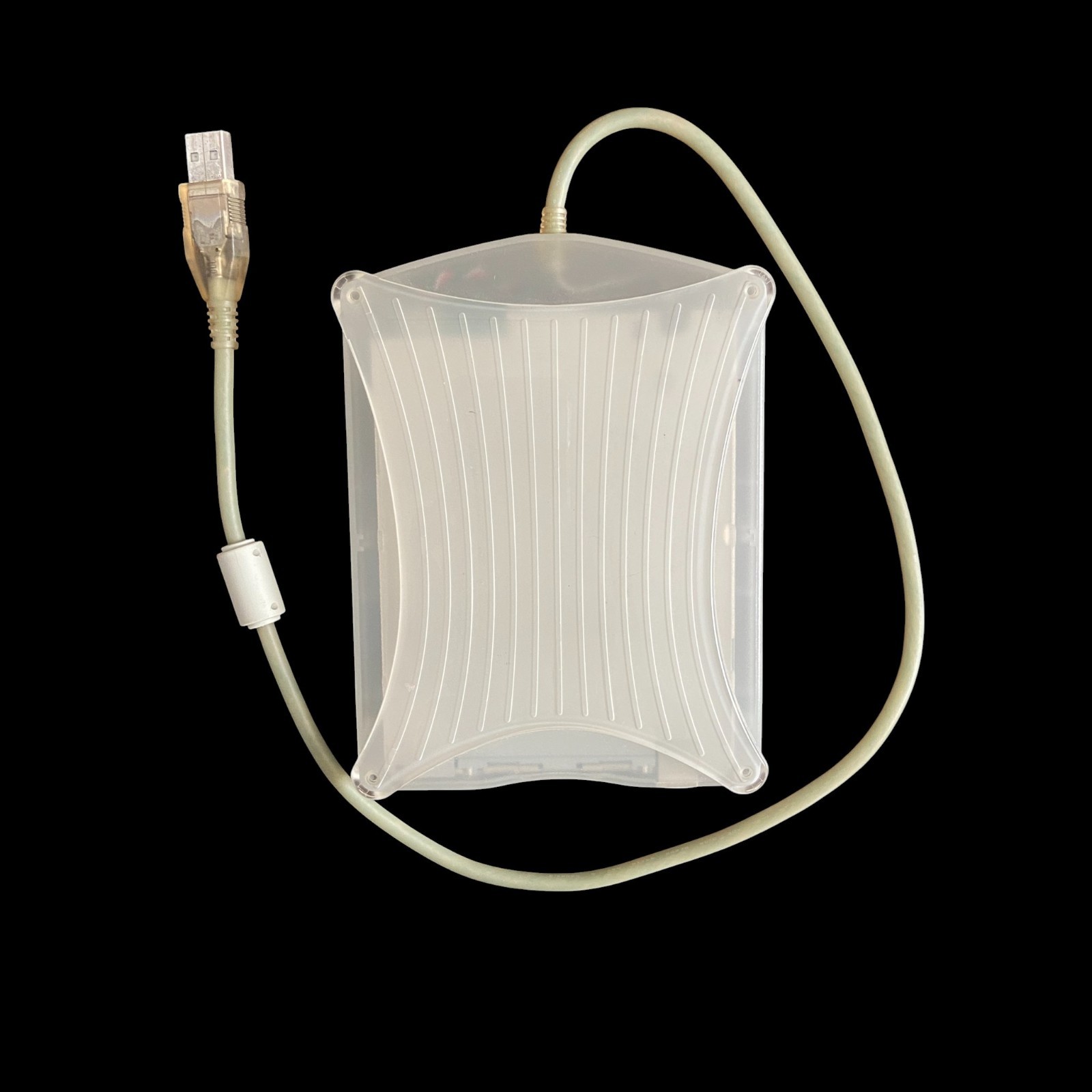 TDK External USB 3.5" Floppy Disk Drive Clear - Model No. FDD-100B