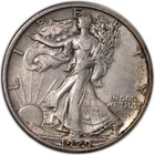 1929-D Extremely Fine Walking Liberty Half Dollar 50C Denver XF/AU+