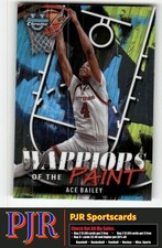 Ace Bailey 2024-25 Bowman University Chrome #WP-8 Rutgers Warriors in the Paint