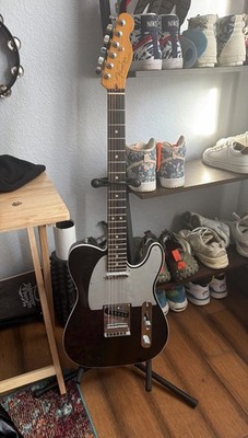 Fender American Ultra Telecaster Rosewood Fingerboard Electric Guitar, Texas Tea