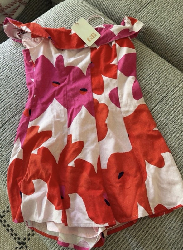 Size small GB nwt brightly colored floral romper