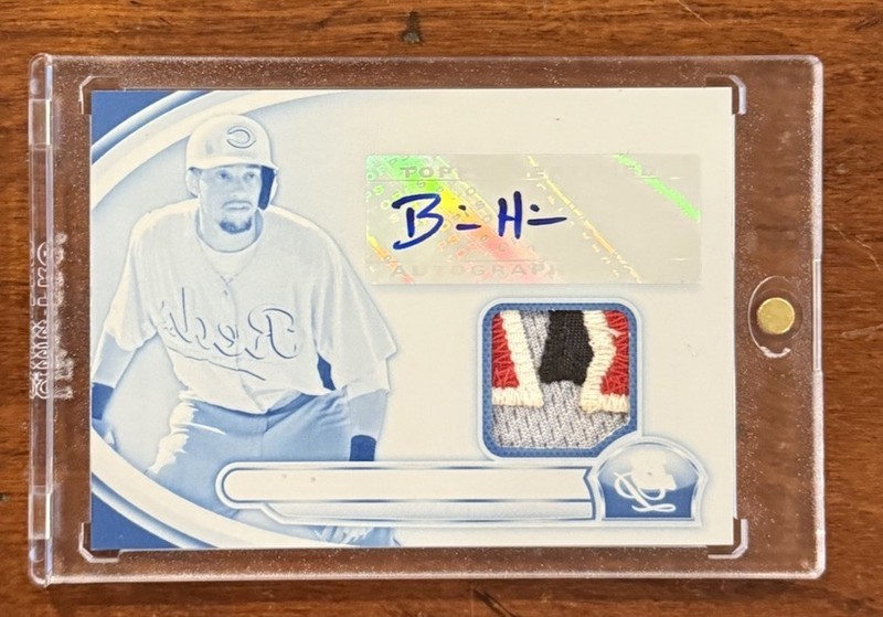 2013 Bowman Platinum Billy Hamilton Rookie Patch Auto White Whale #1/1 Reds RC