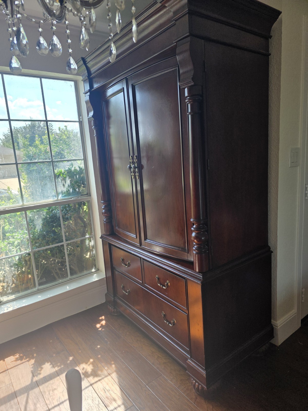 Armoire TV Cabinet With Nightstand