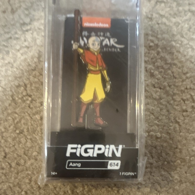 FiGPiN Aang #614 Lapel Pin - Avatar: The Last Airbender Nickelodeon