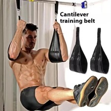 Best Ab Hanging Straps Up Fitness Pull Abdominal Muscle Building Arm Support AU