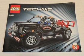 Lego Technic 9395 Fred's Garage Pick-Up Tow Truck ONLY Manuals & Stickers