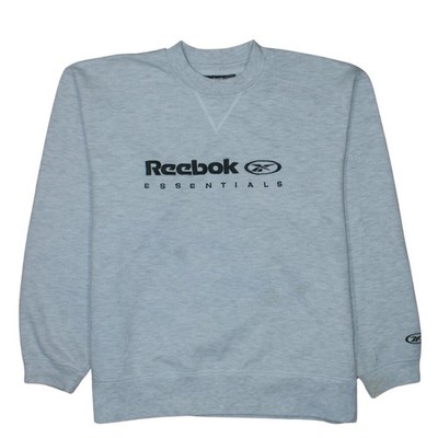 Reebok Essentials Damen Pullover Sweatshirt grau Größe 10