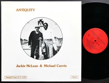 JACKIE MCLEAN & MICHAEL CARVIN Antiquity LP STEEPLECHASE SCS-1028 DENMARK 1975