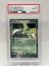 2003 POKEMON EX RUBY & SAPPHIRE #102 SCYTHER EX-HOLO PSA 8 on eBay