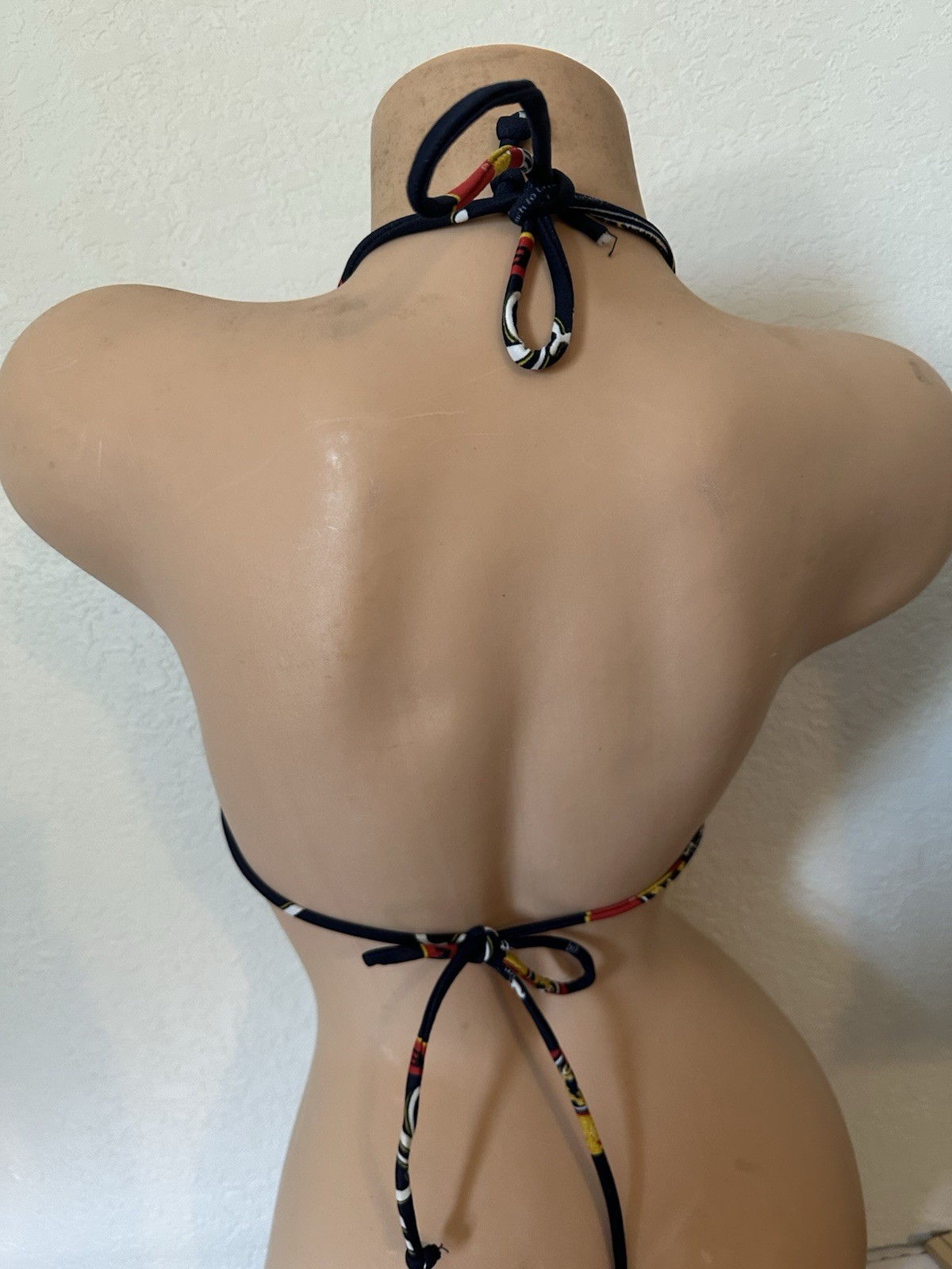 Vintage Budweiser Triangle String Bikini Top Only… - image 13