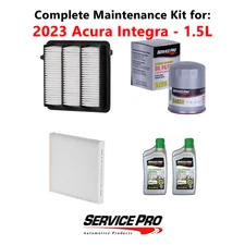 2023 Acura Integra 1.5L Complete Cabin, Air & Oil Filter Kit (0W-20)