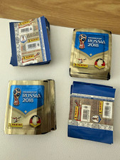 Panini FIFA World Cup Russia 2018 sticker bags original packaging unopened 74 pieces