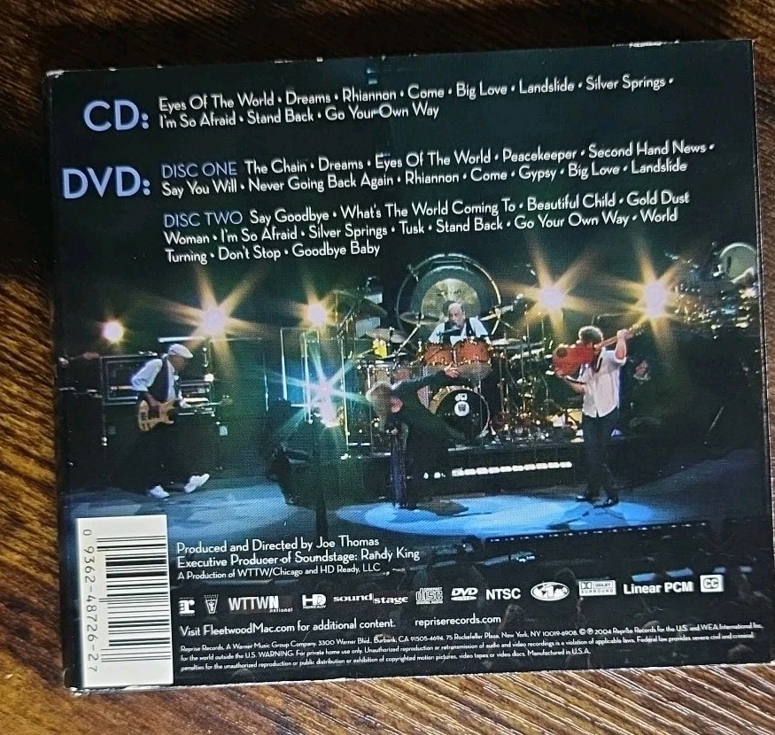 Fleetwood Mac: Live in Boston  ~ 2 DVD + CD + Booklet 2004 ~ Excellent Condition Foto 2 de 4