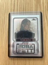 Topps Finest Star Wars Fennec Shand The Book of Boba Fett Hologram Refractor