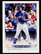 2022 Topps Update J.J. Matijevic RC #US297 Houston Astros