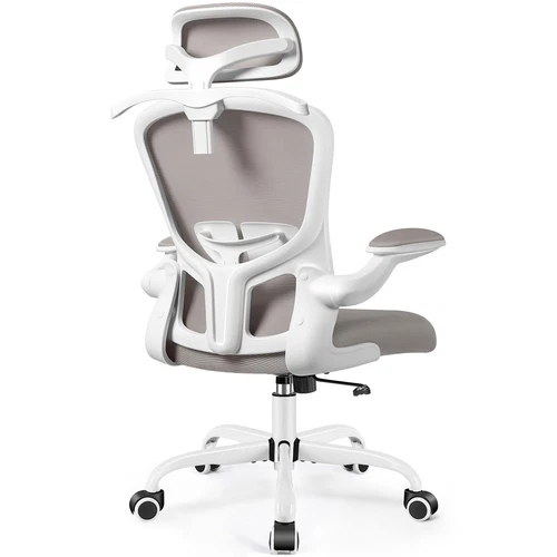 Office Chair with Headrest, Ergonomic Desk Chair with Wheels, Task Swivel Com...