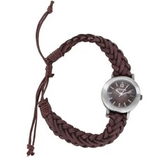 Image of Premium Stainless Steel Ladies Kahuna Watch AKLF-0021L - Slim Plaited Design, Qu