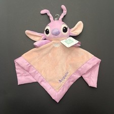 Disney Lilo  Stitch Angel Lovey Plush Security Blanket Pink Girls Baby Gift NWT