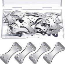 50 Pieces Elastic Bandage Clips Only Bandages Wrap Clips Metal Aluminum Swathe F