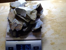 3 LBS OF FLINT FROM FLINTRIDGE OHIO GREAT FOR KNAPPING & MORE