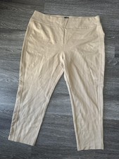 Express Ponte Pant Womens 2XL Pecan Beige Skinny Stretch Slim Ankle New Tags