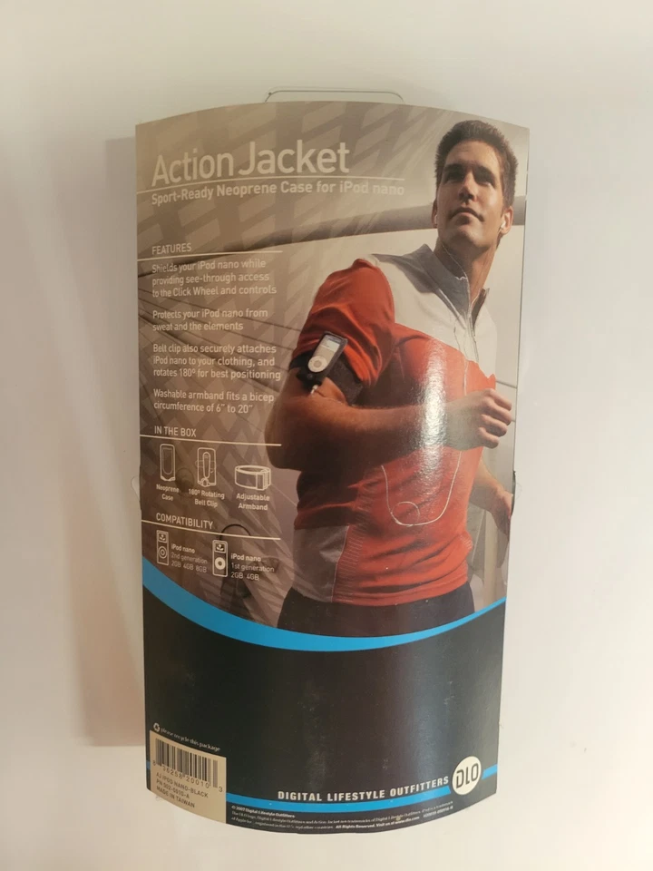 DLO Action Jacket Case For iPod Nano 1st Gen, 2nd Gen Black- Brand New!  - Image 4 of 4