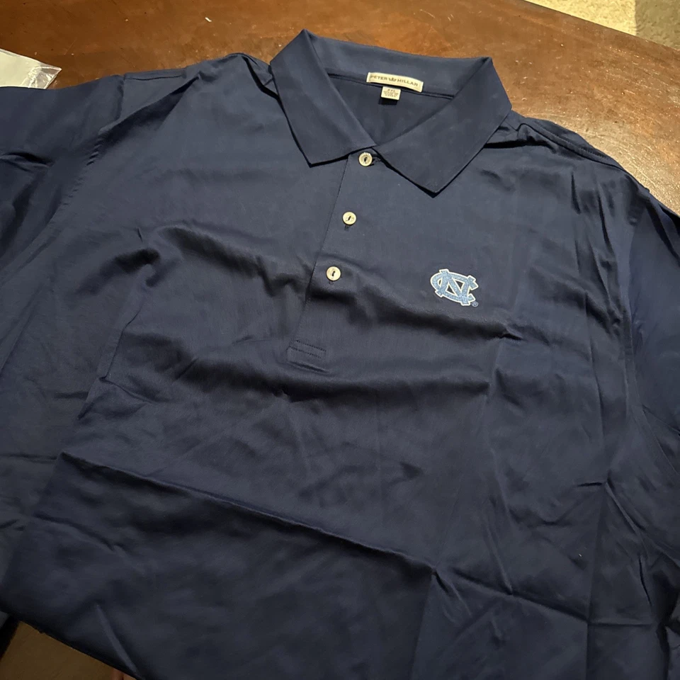 Peter Millar Men’s Xxl Unc North Carolina Tar Heels Polo Golf Shirt Xxl - Image 4 of 4