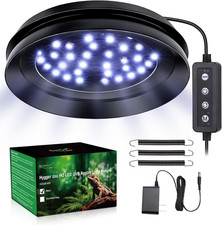 UVB Light for Reptiles with Dimming, LED UVB Light Bulb Fixture for Bearded Drag