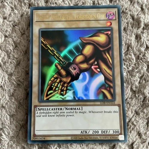 Right Arm Of The Forbidden One LOB-EN122 25th Anniversary