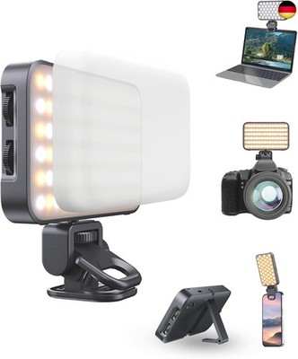TONEOF Verbessertes Handy Licht mit Weichem Diffusor und Integriertem Ständer, 
