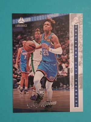2021-22 Panini Chronicles Luminance Tre Mann Rookie OKC Thunder