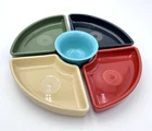 Fiesta Mixed Colors 5-Piece Entertaining Set new without box FAST FREE SHIPPING
