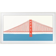 Samsung 55" The Frame Customizable Bezel - Modern White VG-SCFA55WTBZA - Open Bo