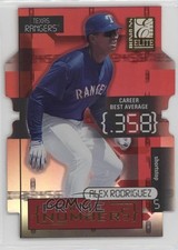2001 Donruss Elite Prime Numbers Die-Cut 148/308 Alex Rodriguez #PN-1B 17a5