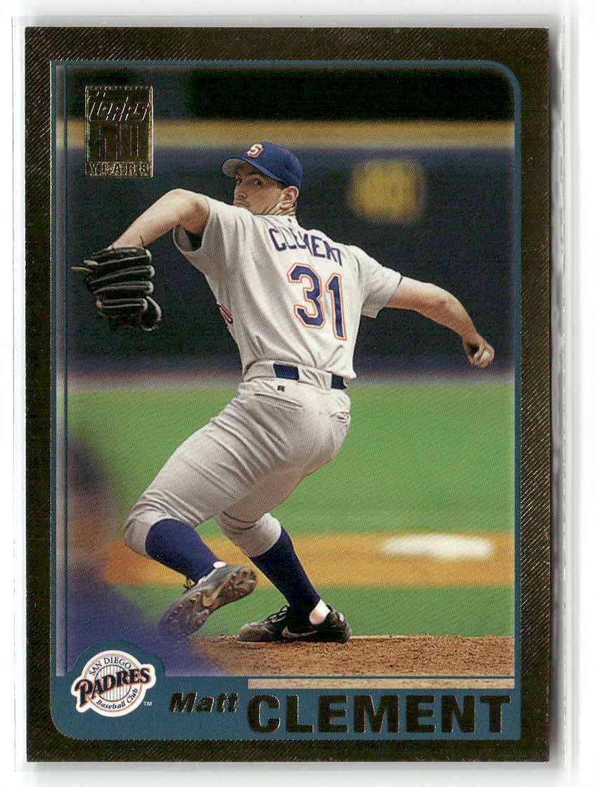 2001 Topps Matt Clement Gold #/2001 #58