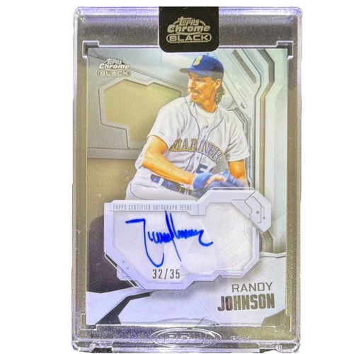 2026 Topps Chrome Black Randy Johnson Ivory Autographs (RAW)