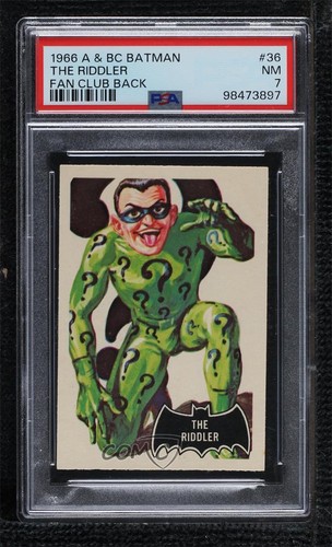1966 A&BC Batman Black Bat #36 — PSA 7