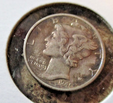 Las mejores ofertas en 1945 Mercury Dime monedas de error de EE