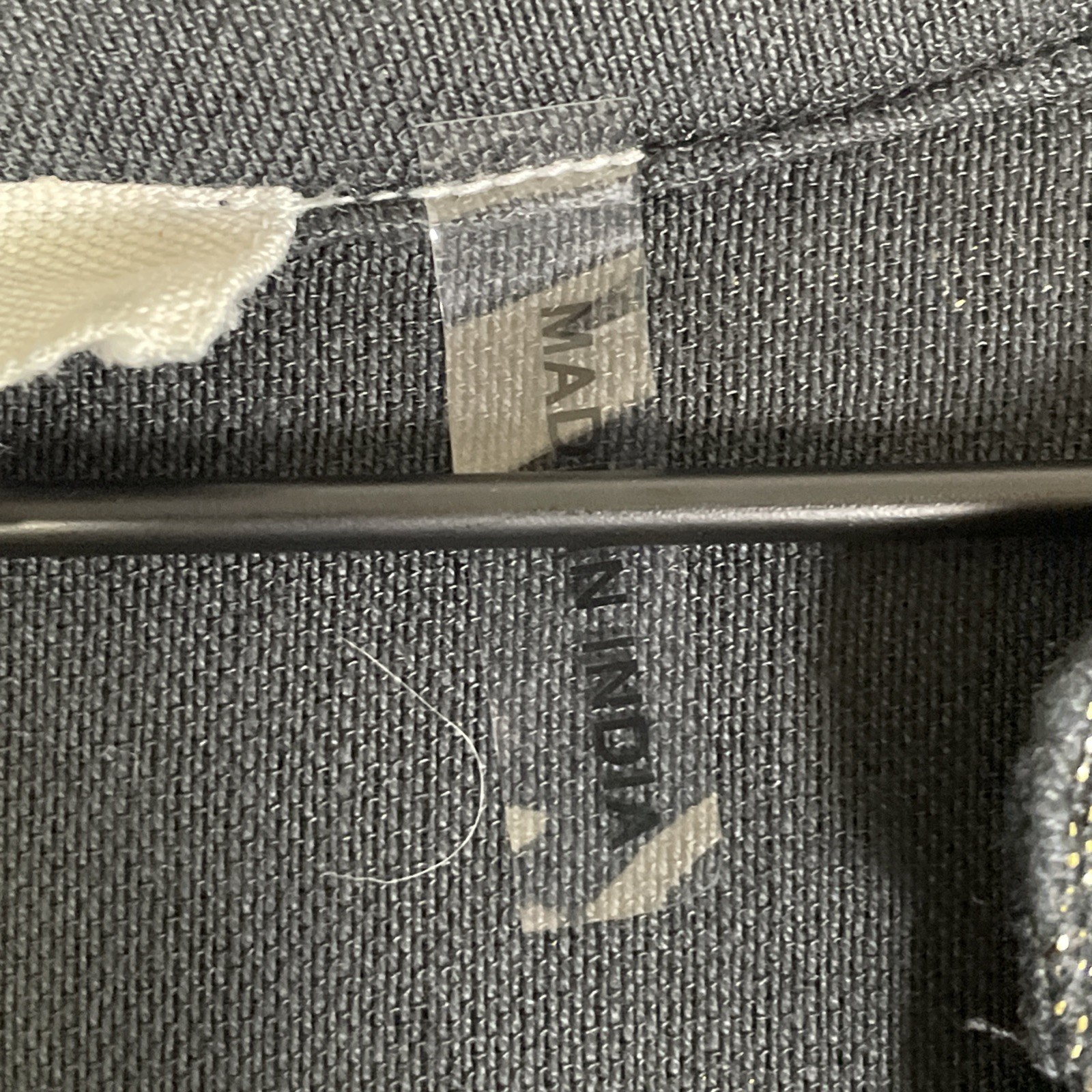 Elan Sauvie Dress Woman Medium Black Metallic Gold Pockets Tiered Bell Sleeve