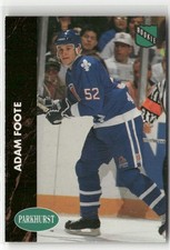 1991-92 PARKHURST #371 ADAM FOOTE QUEBEC NORDIQUES RC