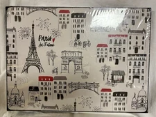 Cork-Backed Placemate, Paris, Set of 4, New, Sealed in Package,"Now Designs"