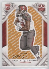 2015 Panini Crown Royale Rookie Premier Date /15 Dominique Brown #114 e6p